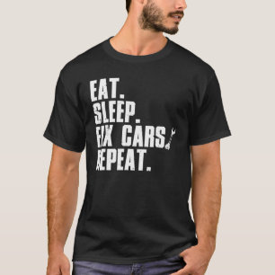 Mechanic For Men Dad Auto Garage Automobile Car T-Shirt