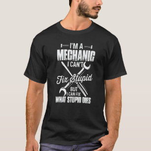 Mechanic For Men Dad Car Auto Diesel Automobile Ga T-Shirt