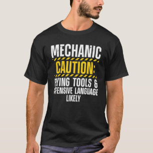 Mechanic For Men Drag Racing Garage Guy Enthusiast T-Shirt