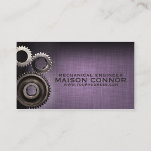 Mechanic Gear Design Mechanical Engineering Card