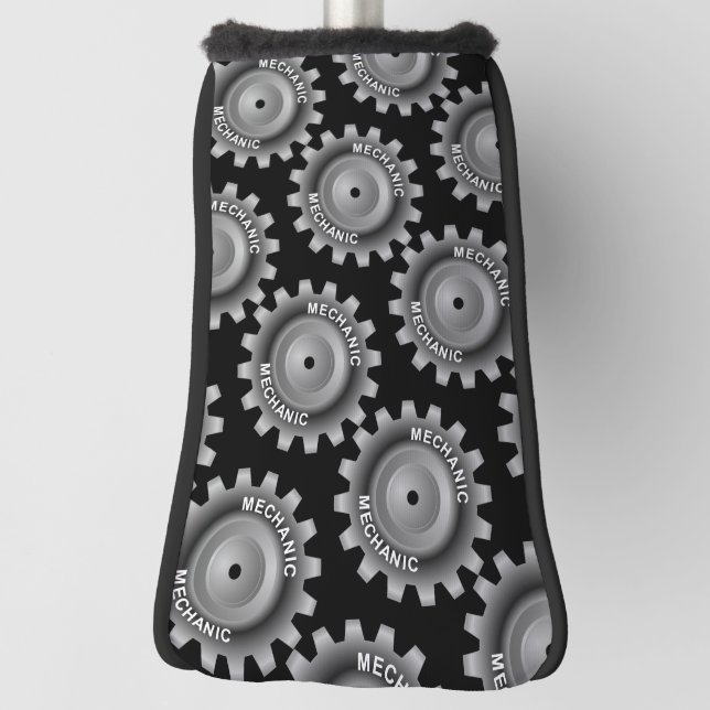 Mechanic Gear Golf Head Cover (Rotate 90)