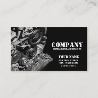 Mechanic Gears Business Card 3.5" x 2.0"