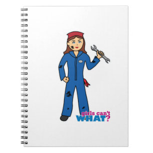 Mechanic Girl Notebook