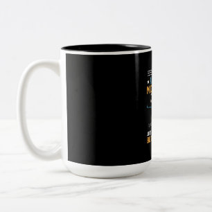 Mechanic I Am A Aircraft Mechanic Wife Two-Tone Coffee Mug