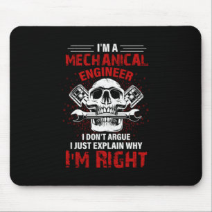 Mechanic I Am A Mechanical Engineer Mouse Pad