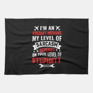 Mechanic I Am An Aircraft Mechanic Tea Towel