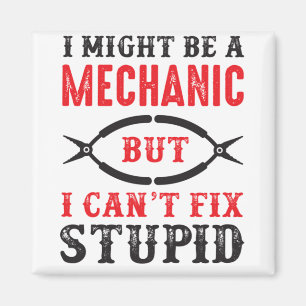 Mechanic i might be, but I can't fix stupid . Magnet