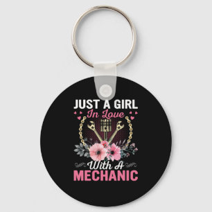 Mechanic Just A Girl In Love With A Mechanic Key Ring