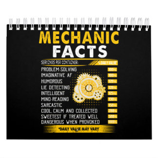 Mechanic Lovers | Mechanic Facts Calendar