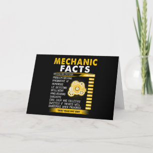 Mechanic Lovers   Mechanic Facts Card