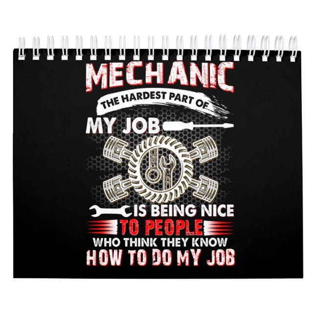 Mechanic Lovers | Mechanic The Hardest Calendar (Cover)