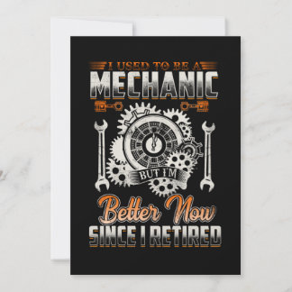 Mechanic Lovers | Vintage I Used To Be A Mechanic Announcement