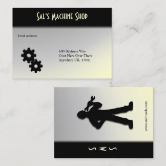 Mechanic / Machine Gold  Business Card