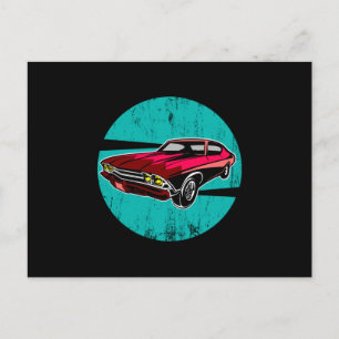 Mechanic Mechanics Wrench Vintage Car Gift Idea Postcard