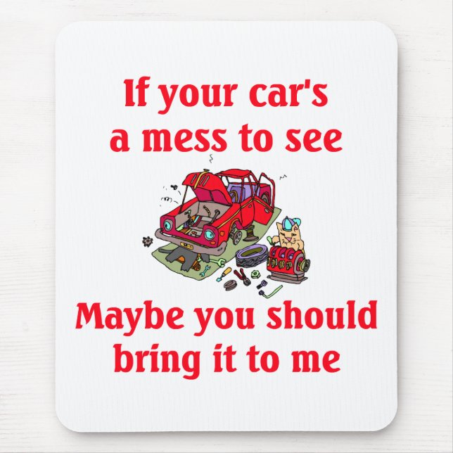 Mechanic Mouse Pad - Customised (Front)