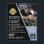 Mechanic Photo Auto Mechanic & Repairs Advertising Flyer<br><div class="desc">Mechanic Photo,  Auto Mechanic & Repairs Advertising Flyers By The Business Card Store.</div>
