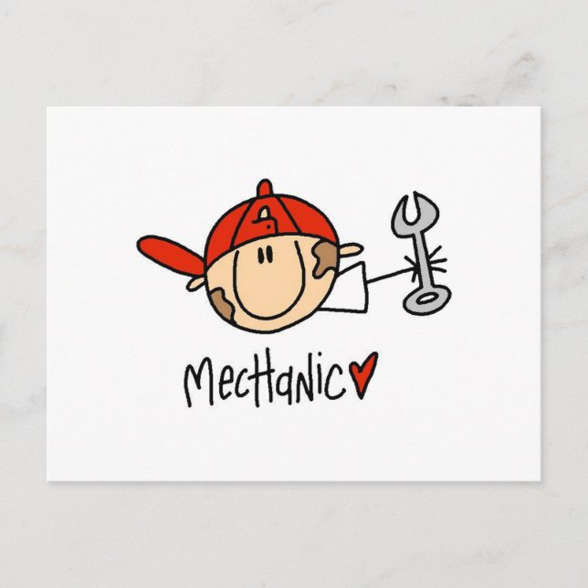 Mechanic Postcard (Front)