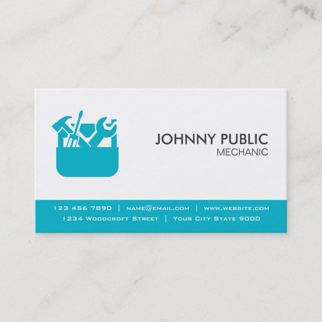 Mechanic - Professional Cards - Any Colour (Front)
