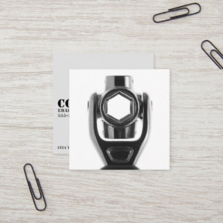 Mechanic & Repair Square Socket Wrench Business Card