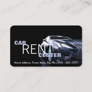 Mechanic Retro Car Rent Transport Modern  Business Card