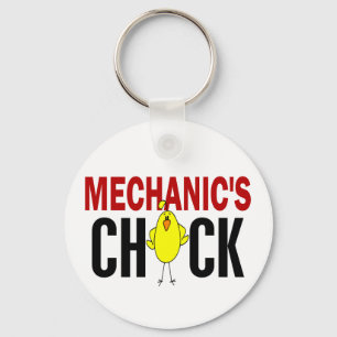 MECHANIC’S CHICK KEY RING