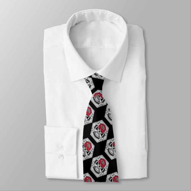Mechanic Skull Tie (Tied)