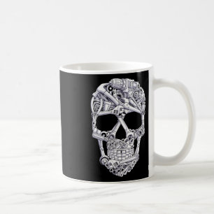 Mechanic Tools Skull Garage Halloween Costume Skel Coffee Mug