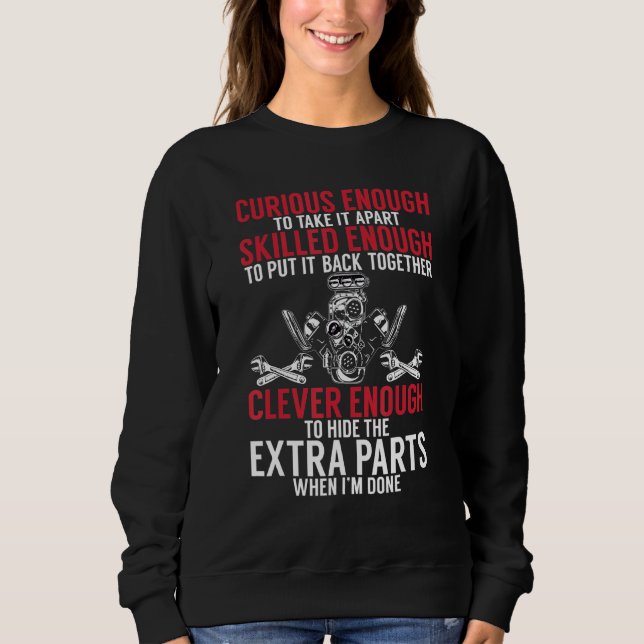 Mechanic Tools Tuner Boosted Turbo Sweatshirt (Front)