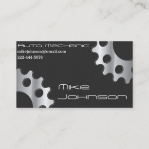 Mechanic & Trades Business Cards