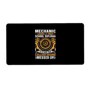 Mechanic Using A High School Diploma
