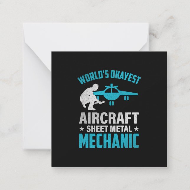 Mechanic World's Okayest Mechanic Card (Front)