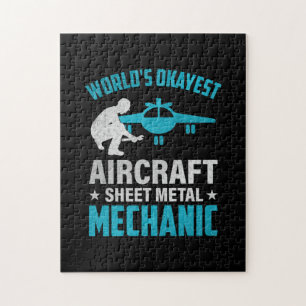 Mechanic World's Okayest Mechanic Jigsaw Puzzle