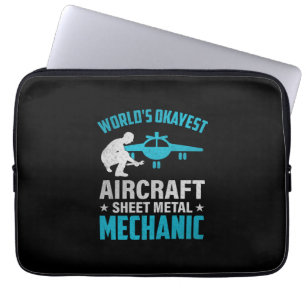 Mechanic World's Okayest Mechanic Laptop Sleeve