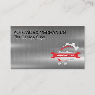 Mechanic Wrench Automotive Logo Business Card