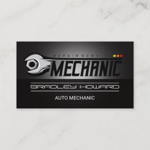 Mechanic Wrench Car Repair Business Card