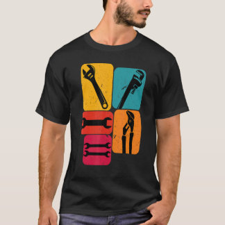 Mechanic wrenches Retro Design T-Shirt
