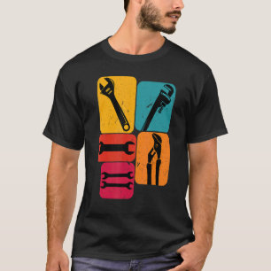 Mechanic wrenches Retro Design T-Shirt