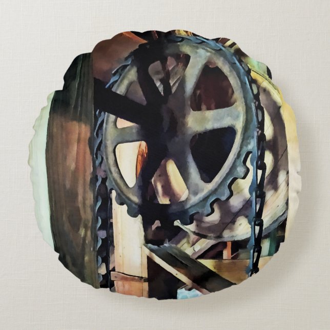 Mechanical Advantage Round Cushion (Front)