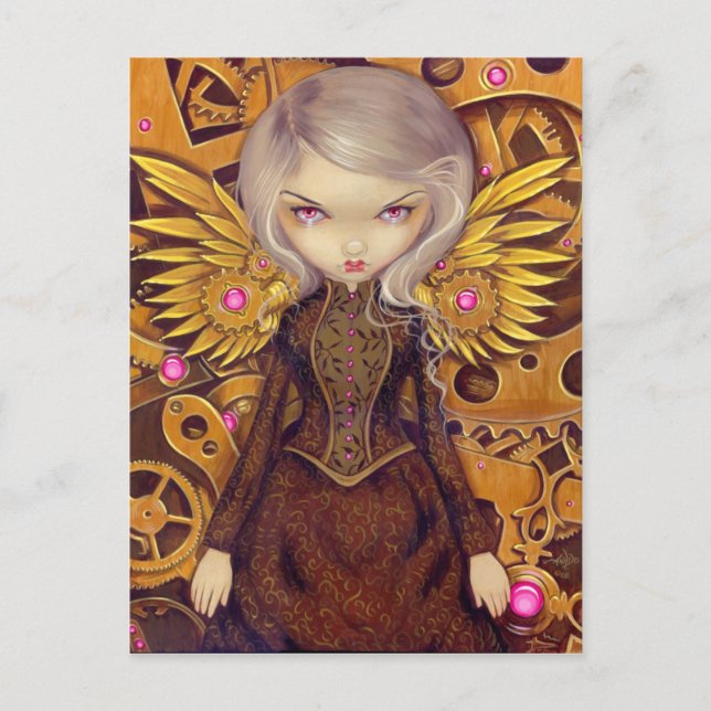 "Mechanical Angel II" Postcard (Front)