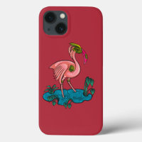 Mechanical Bird, Pink Flamingo Mecha Robot