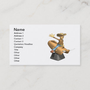 Mechanical Bull Business Card