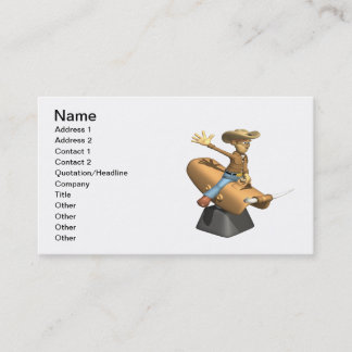 Mechanical Bull Business Card