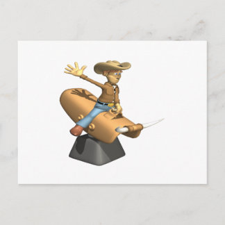 Mechanical Bull Postcard