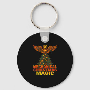 Mechanical Christmas Magic Xmas Fairy Angel Tank T Key Ring