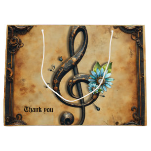 Mechanical  clef  large gift bag