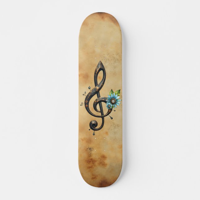 Mechanical  clef  skateboard (Front)