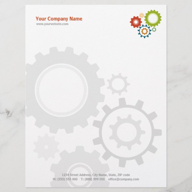Mechanical Cogs letterhead (Front)