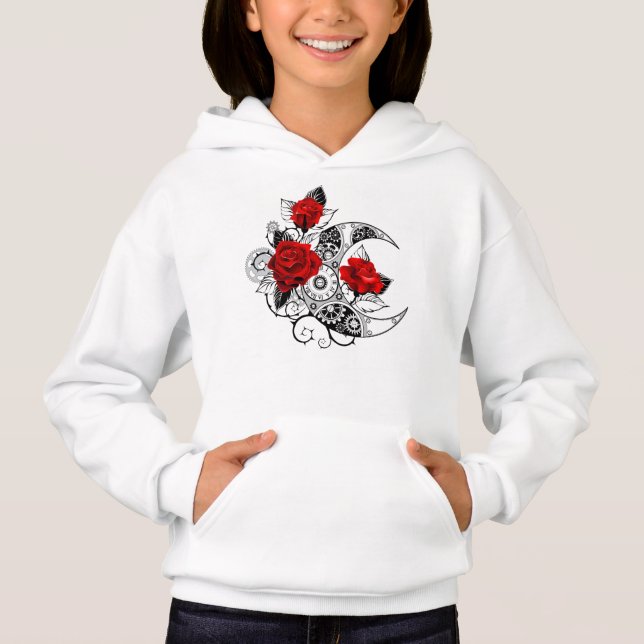 Mechanical Crescent with Red Roses (Front)