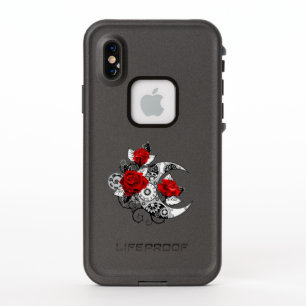 Mechanical Crescent with Red Roses