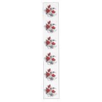 Mechanical Crescent with Red Roses